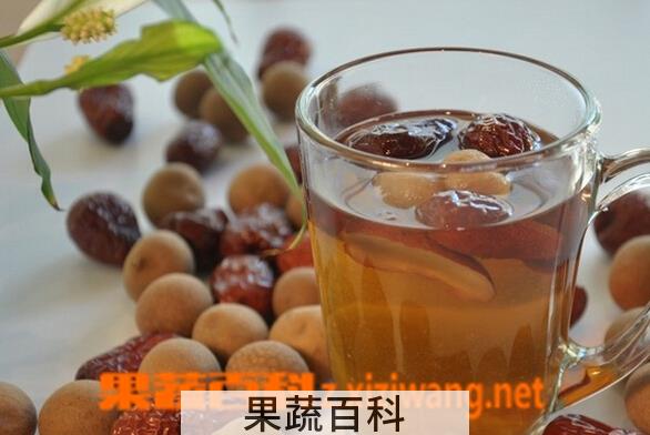 果蔬百科桂圆茶