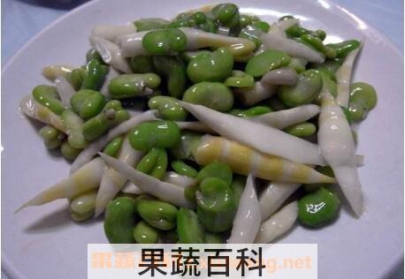 竹笋能和蚕豆一起吃吗