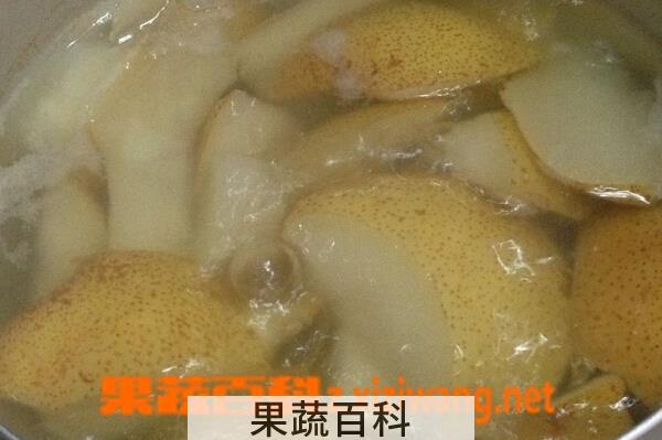 果蔬百科煮梨汁