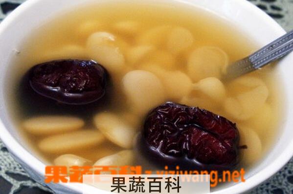 果蔬百科红枣扁豆汤