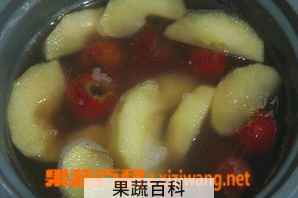 果蔬百科山楂苹果汤