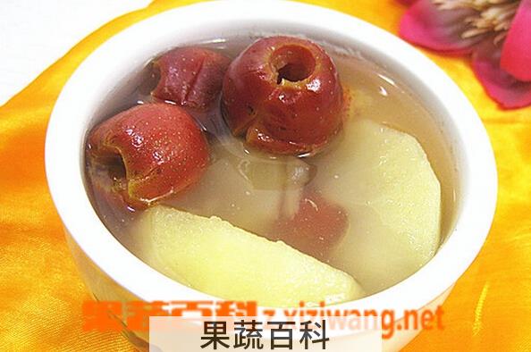 果蔬百科山楂苹果汤