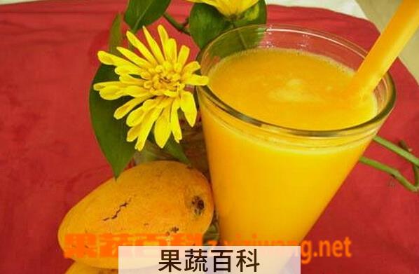 果蔬百科芒果汁