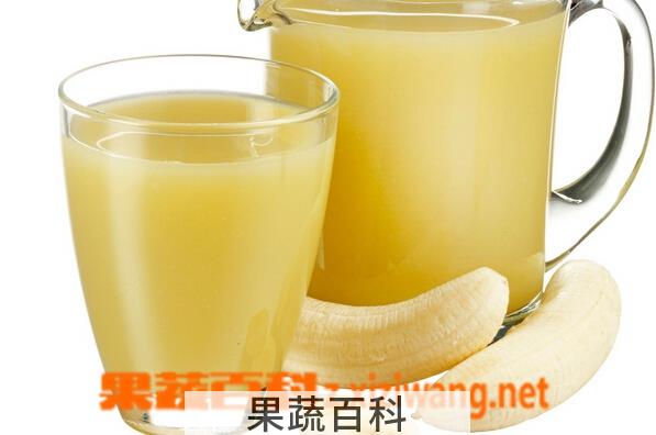 果蔬百科香蕉苹果汁