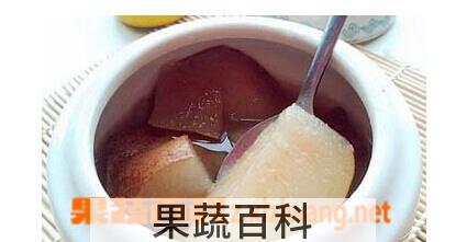 果蔬百科川贝炖梨