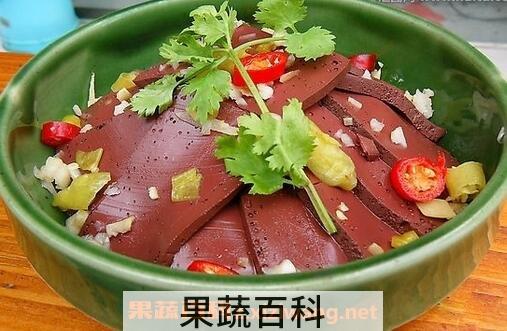 猪血的营养价值与功效