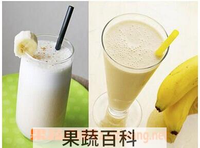 果蔬百科香蕉牛奶汁