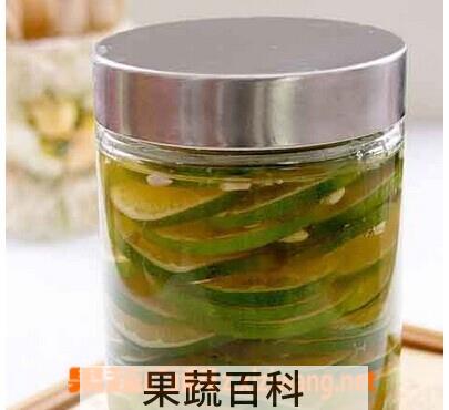 果蔬百科腌制柠檬水