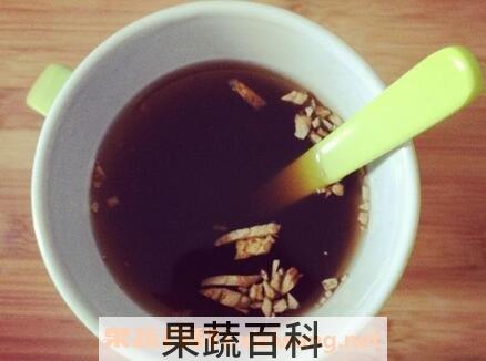 红糖姜水的功效与作用