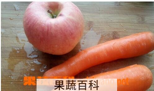 果蔬百科苹果胡萝卜