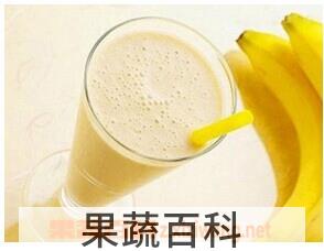 果蔬百科香蕉牛奶