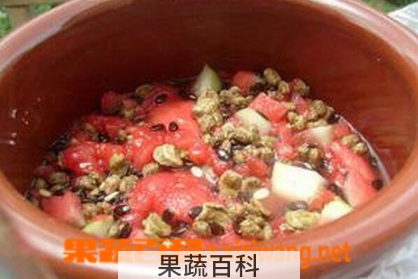 果蔬百科自制腌西瓜