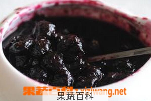 果蔬百科蓝莓果酱