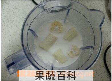 果蔬百科香蕉牛奶