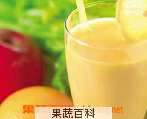 果蔬百科香蕉牛奶汁