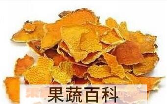 果蔬百科干桔子皮