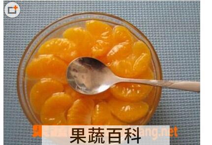 果蔬百科桔子罐头