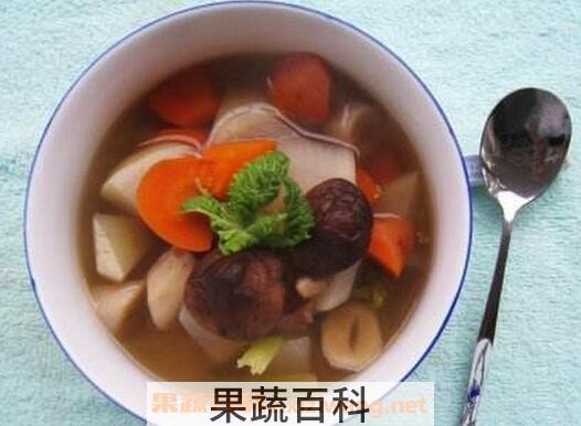 五行蔬菜汤的做法与功效