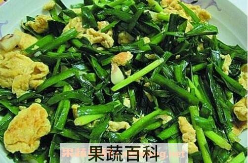 韭菜炒鸡蛋做法与功效