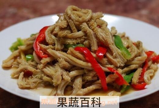 牛肚的功效与做法