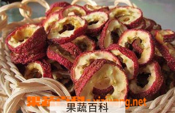 果蔬百科山楂片泡水