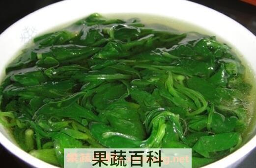 菠菜汤的营养价值与功效