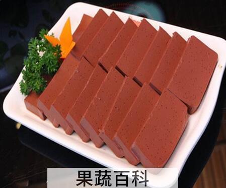 果蔬百科鸭血的营养价值与功效