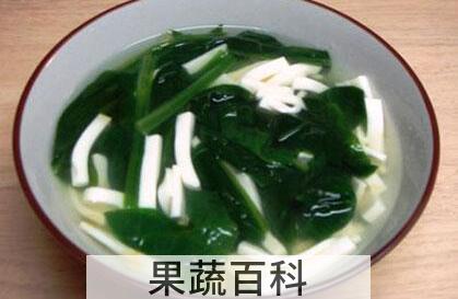 果蔬百科菠菜和豆腐能一起吃吗