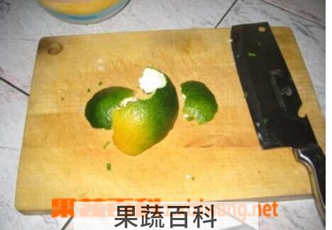 果蔬百科青桔子皮功效