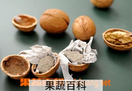 果蔬百科核桃皮