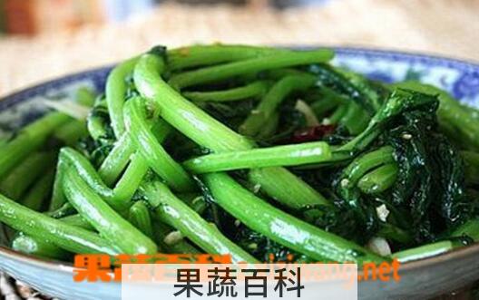 果蔬百科蓬蒿菜怎么做好吃