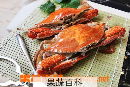 果蔬百科梭子蟹的营养价值与功效