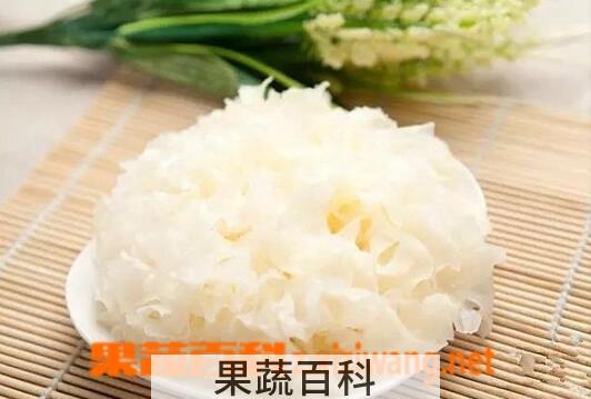 果蔬百科 银耳的营养价值与功效