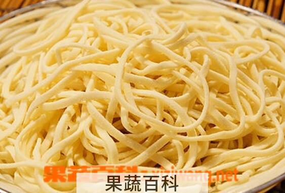果蔬百科手工面条怎么做