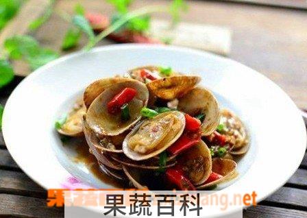 果蔬百科花蛤的家常做法