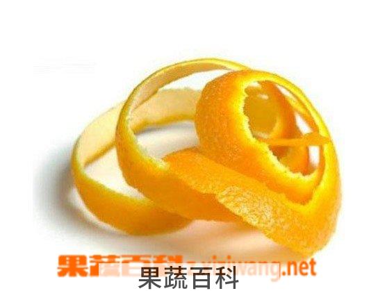 果蔬百科橘子皮