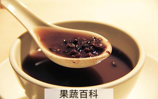 果蔬百科黑豆紫米汤的做法