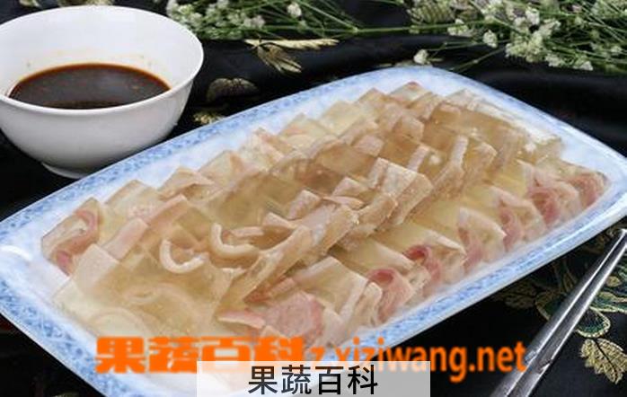 果蔬百科猪皮薄切的做法 猪皮薄切怎么做好吃