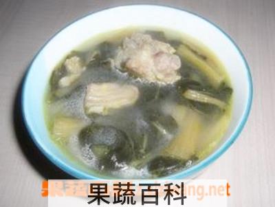 果蔬百科菜干罗汉果汤
