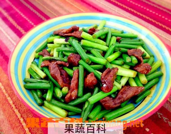 果蔬百科蒜苗炒肉怎么做好吃