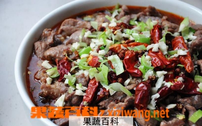 果蔬百科水煮肉片怎么做才嫩