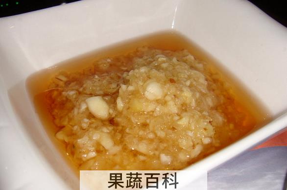 果蔬百科大蒜泥的功效与作用