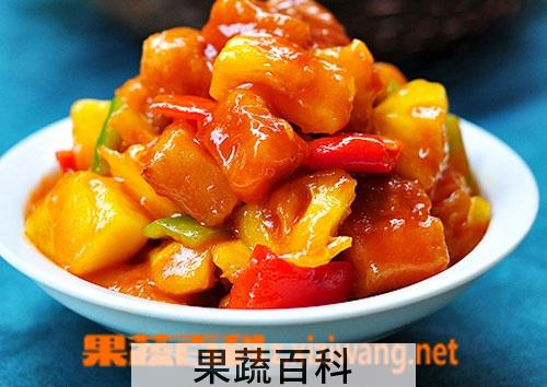 果蔬百科菠萝咕咾肉