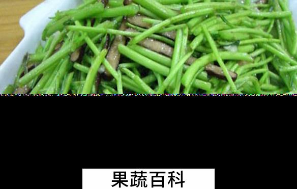 果蔬百科芦蒿的营养价值与功效