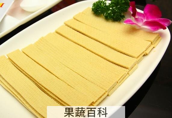 果蔬百科干豆腐的功效与作用