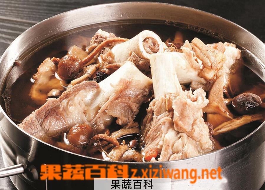 果蔬百科大骨头汤的做法