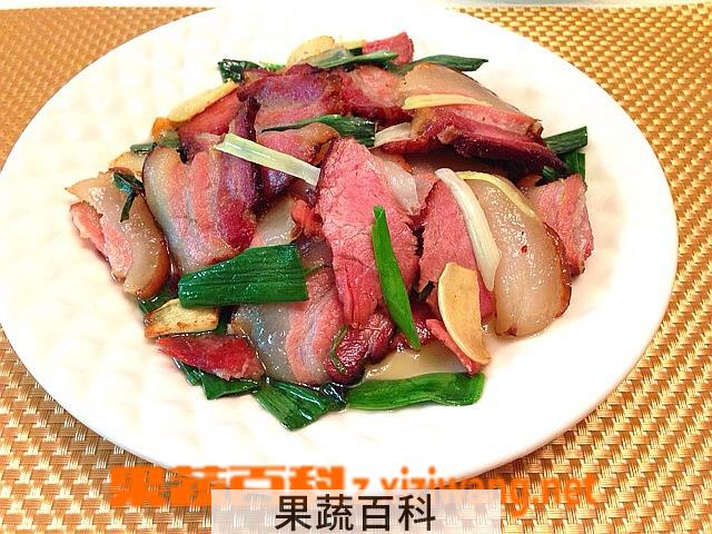 果蔬百科炒腊肉的做法大全