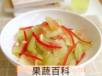 果蔬百科凉拌西瓜皮