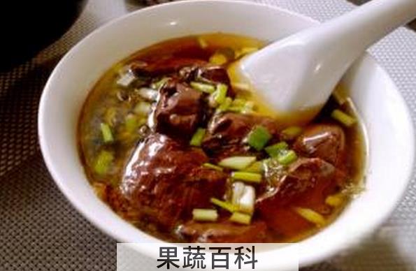 果蔬百科韩式猪血汤怎么做