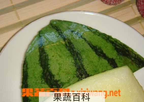 果蔬百科西瓜皮